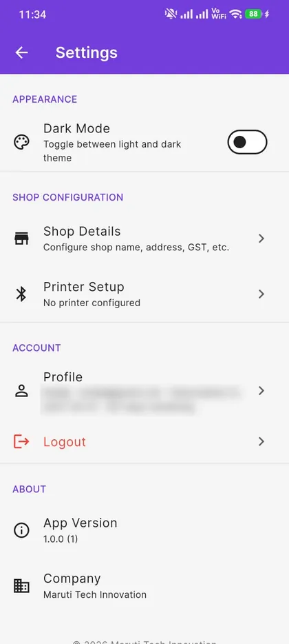 APMC POS MTI Settings
